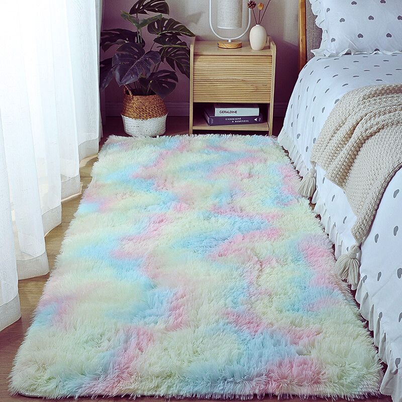 40x60cm Nordic Ins Living Room Plush Blanket Floor Mat