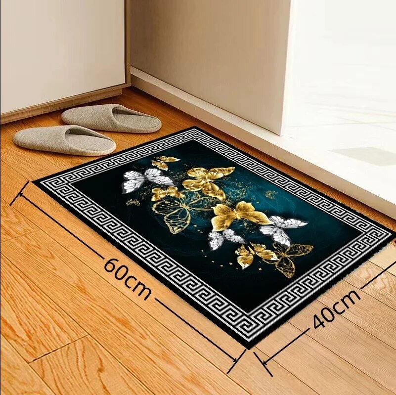 40*60CM Modern New Chinese Carpet Crystal Velvet Living Room Blanket