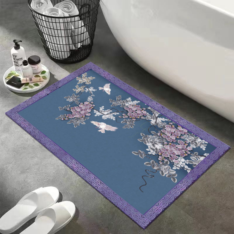 40*60CM Modern New Chinese Carpet Crystal Velvet Living Room Blanket