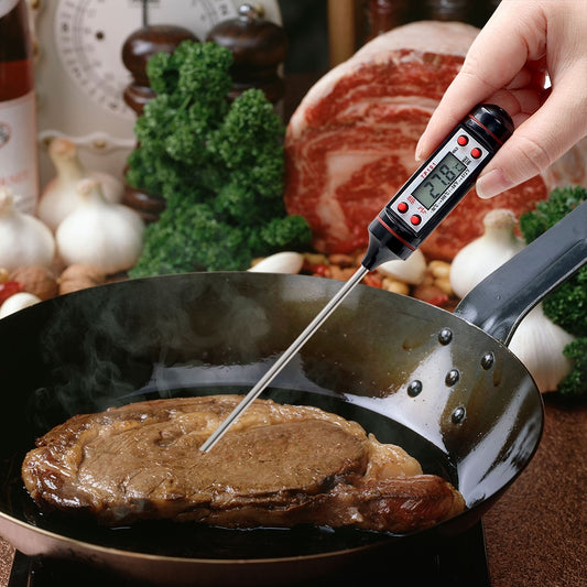 Electronic Digital Thermometer Food Kitchen Temperature Instrument