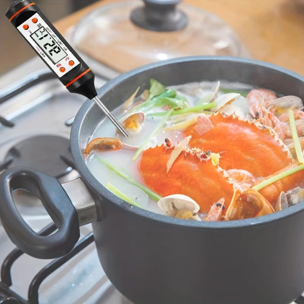 Electronic Digital Thermometer Food Kitchen Temperature Instrument