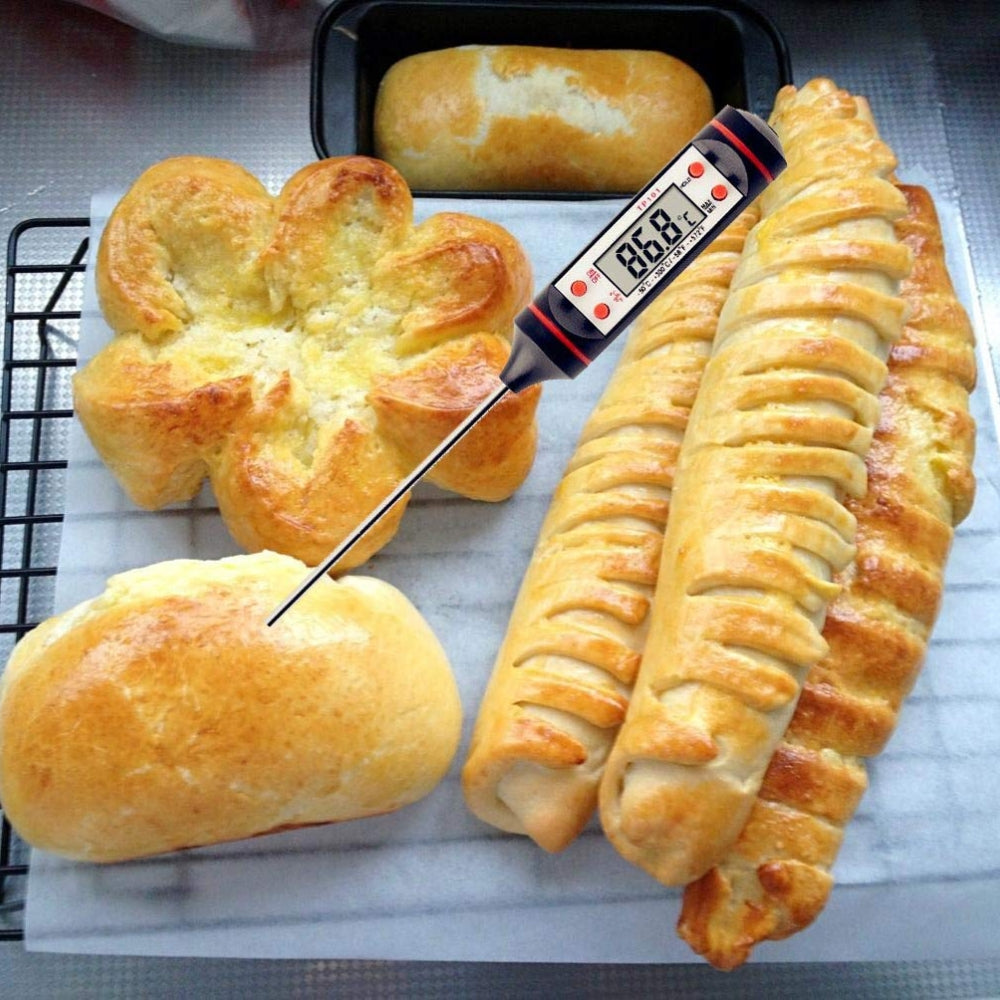 Electronic Digital Thermometer Food Kitchen Temperature Instrument