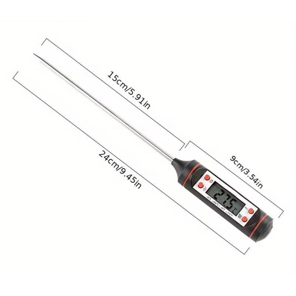 Electronic Digital Thermometer Food Kitchen Temperature Instrument