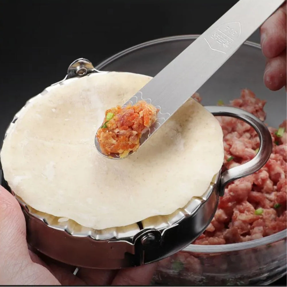 5pcs Dumpling Maker Stainless Steel Dough Press Making Mould