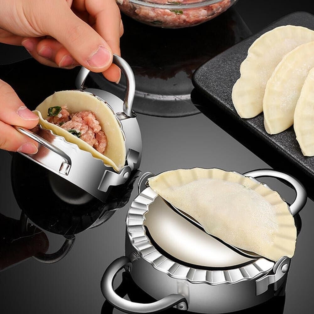 5pcs Dumpling Maker Stainless Steel Dough Press Making Mould