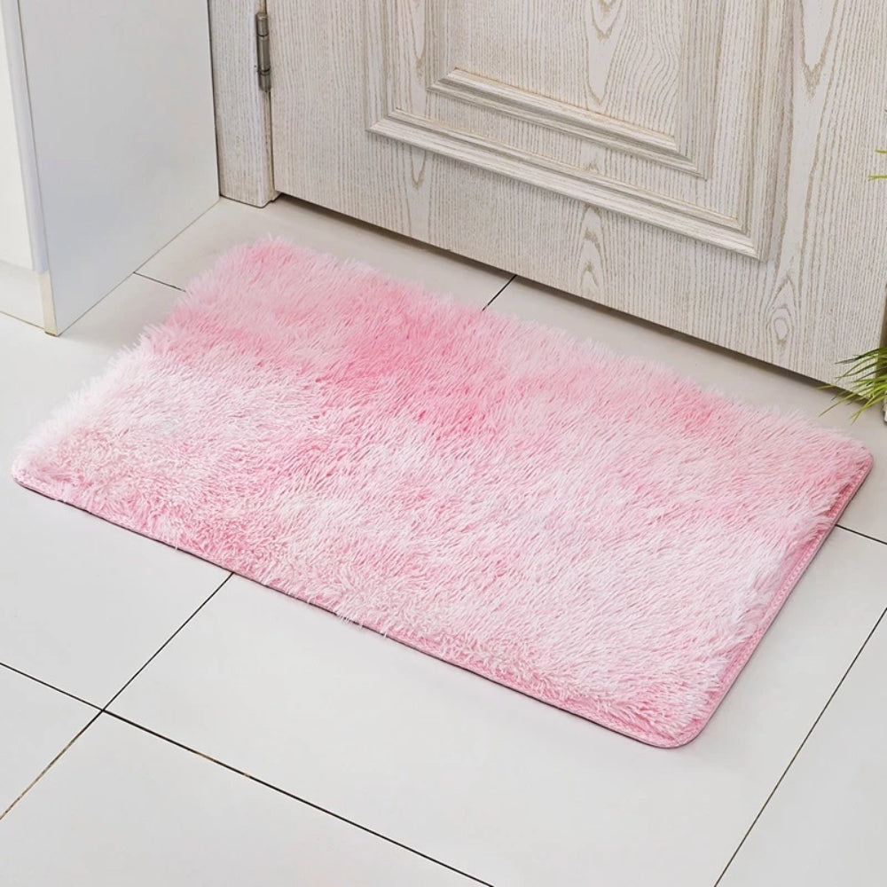 New Plush Floor Carpet Fluffy Area Rug Pad Mat Shaggy For Bedroom Living Room
