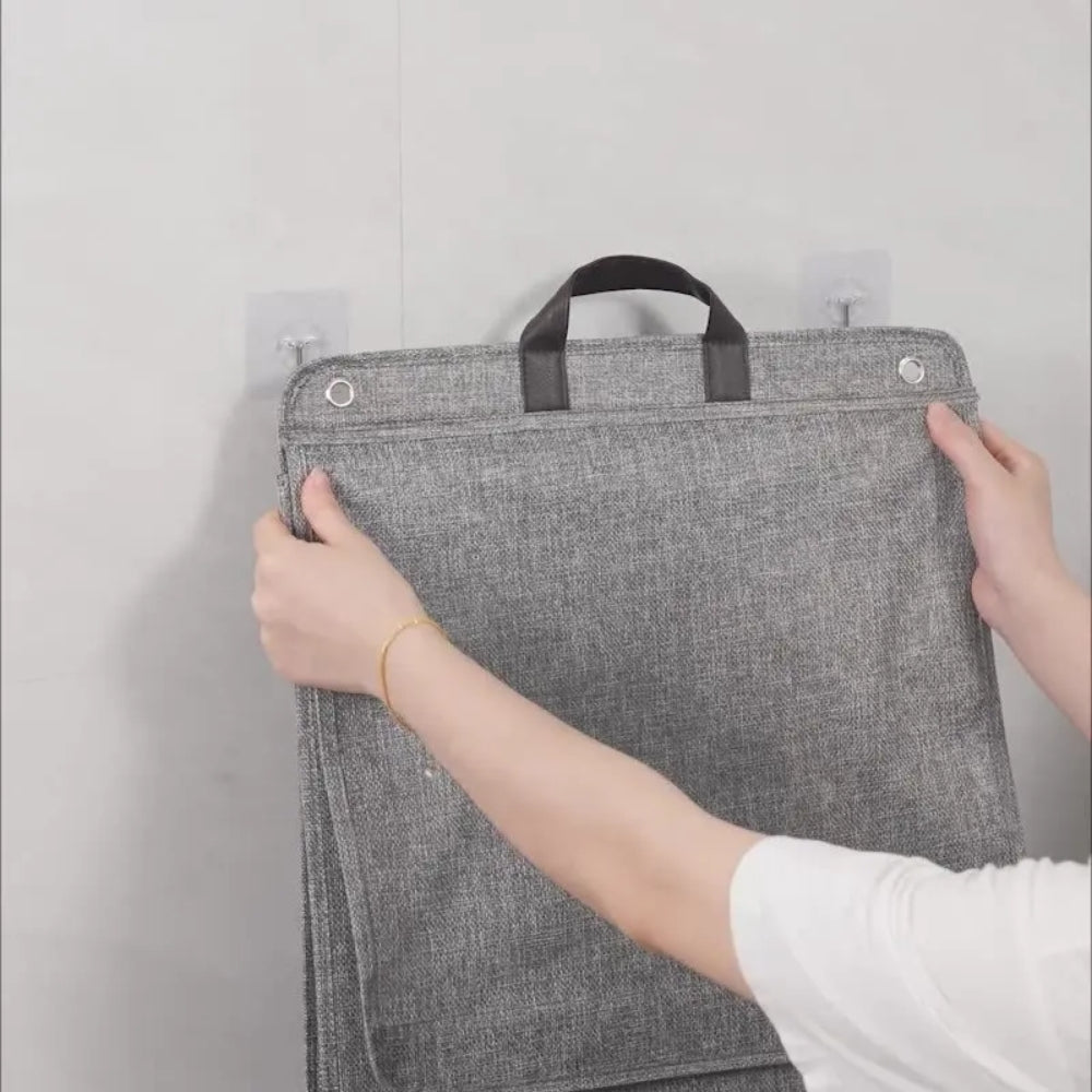 Foldable Adhesive Laundry Basket Hamper