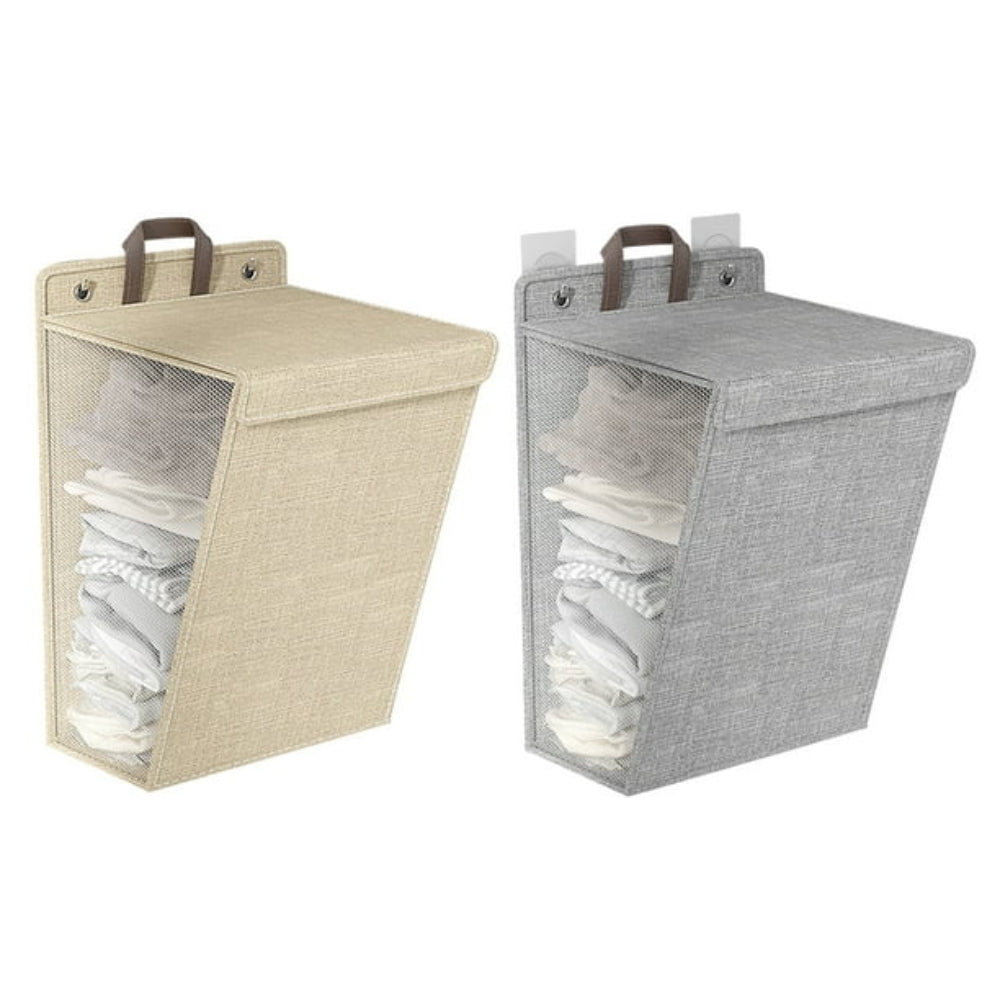 Foldable Adhesive Laundry Basket Hamper