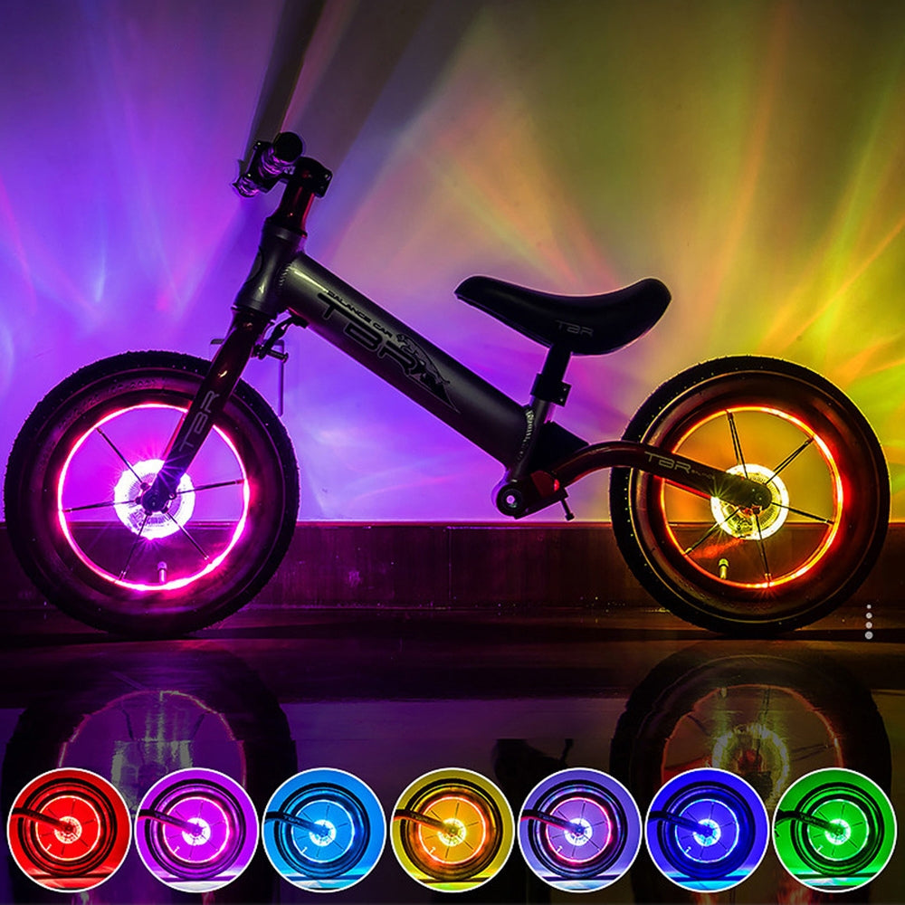LED Bicycle Wheel Light Tail Hub Spoke One Lamp