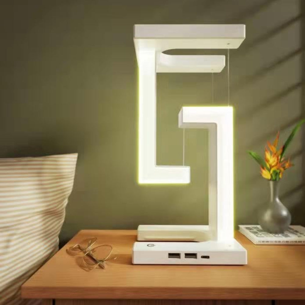 Floating Lamp Night Light With Wireless Charging