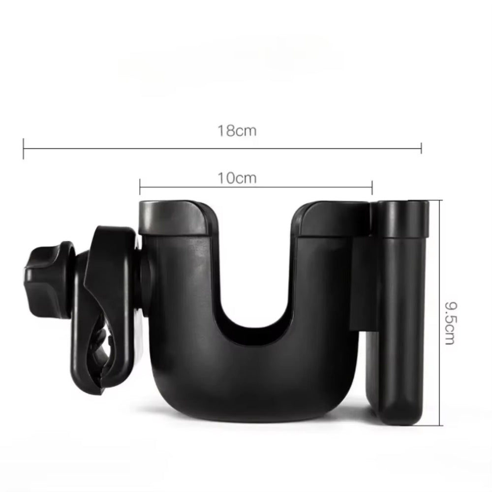 Pram Cup and Phone Holder Anti-Slip Stroller Bottle Holder Accessories