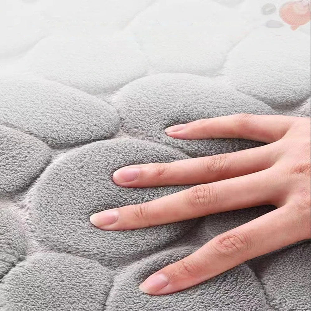 Ultra Absorbent Long Bathroom Floor Mat Anti-Slip Bathtub Rug for Home Decoration