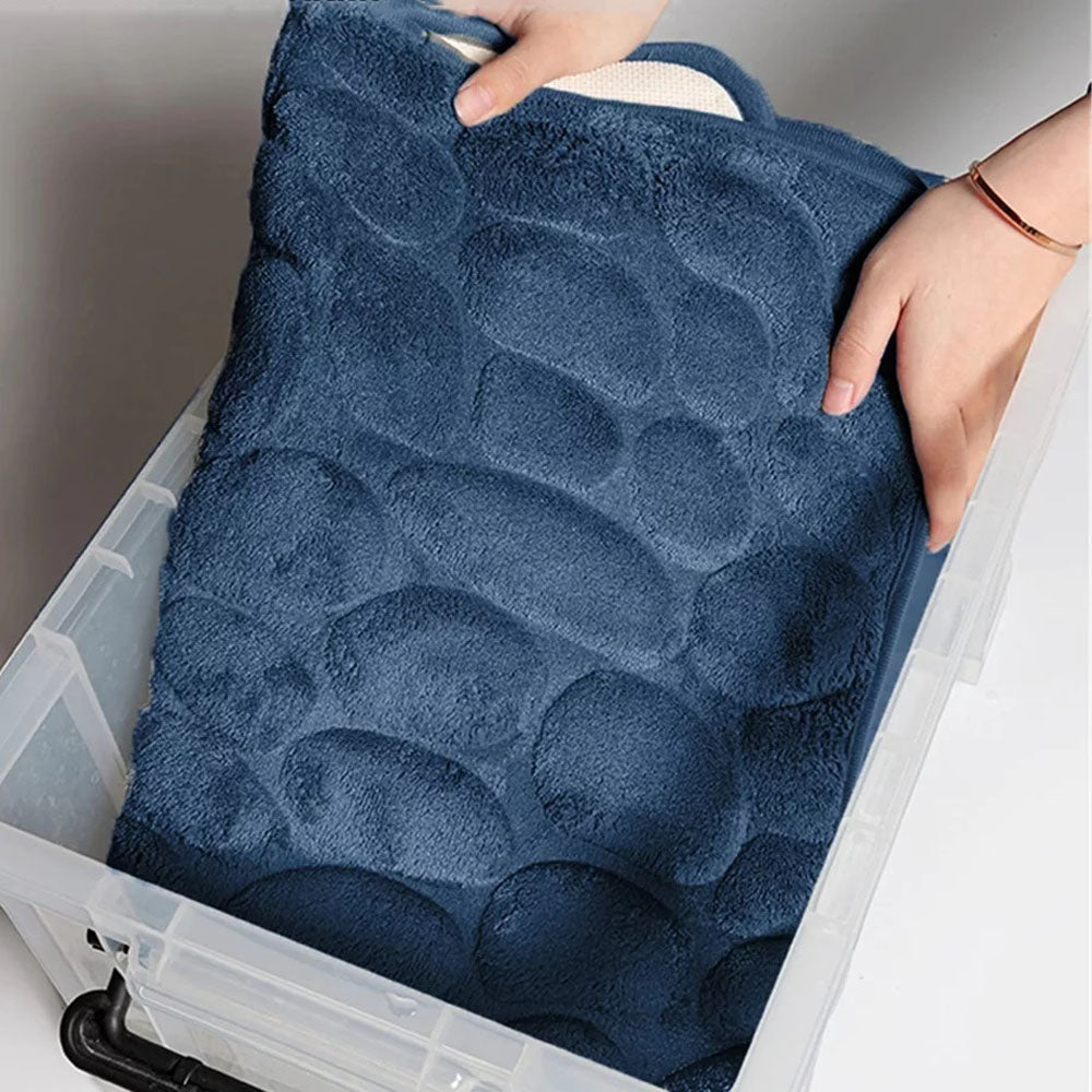 Ultra Absorbent Long Bathroom Floor Mat Anti-Slip Bathtub Rug for Home Decoration
