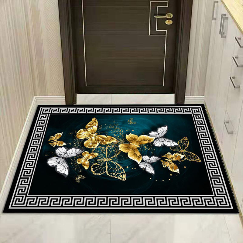 40*60CM Modern New Chinese Carpet Crystal Velvet Living Room Blanket