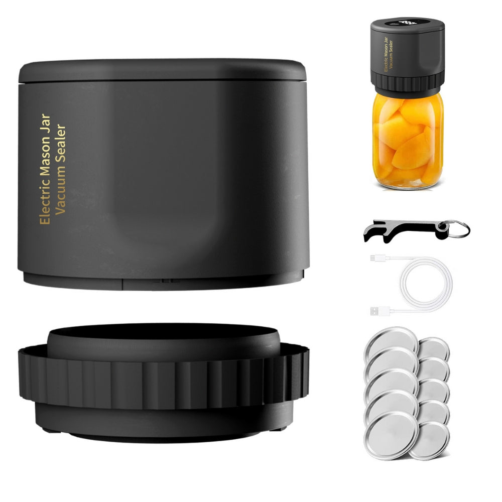 Electric Mason Jar Vacuum Sealer Cordless Vacuum Sealer Kit