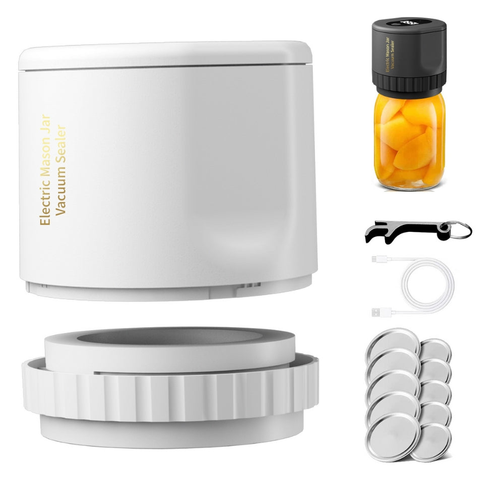 Electric Mason Jar Vacuum Sealer Cordless Vacuum Sealer Kit