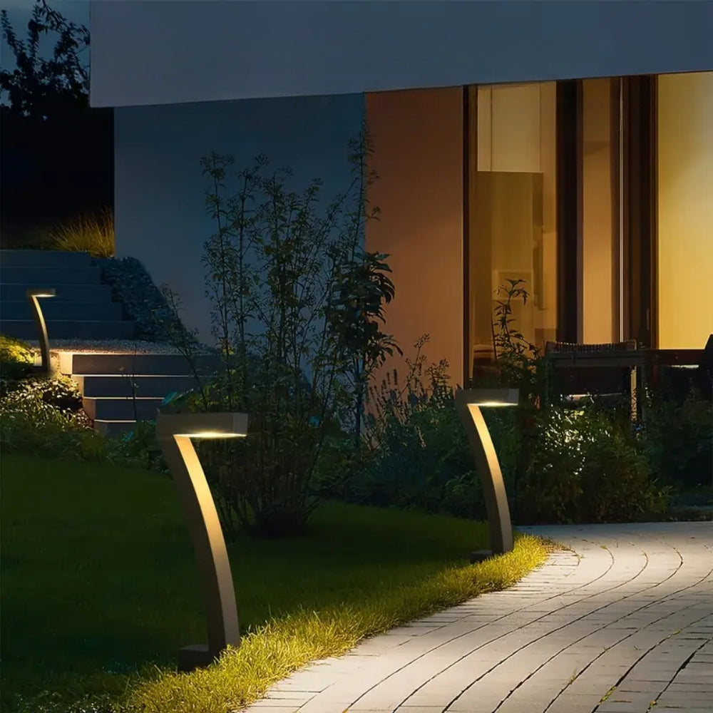 7 Shape Solar LED Garden Lights for Outdoor Pathway and Yard Decoration