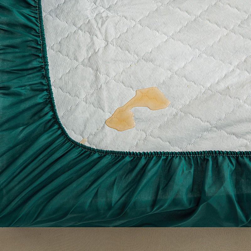Waterproof Quilted Mattress Protector Breathable Mattress Cover